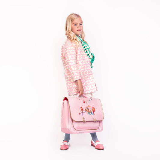 Jeune Premier It Bag Midi Mermaids – ergonomic school bag for girls aged 6–8, mermaid print