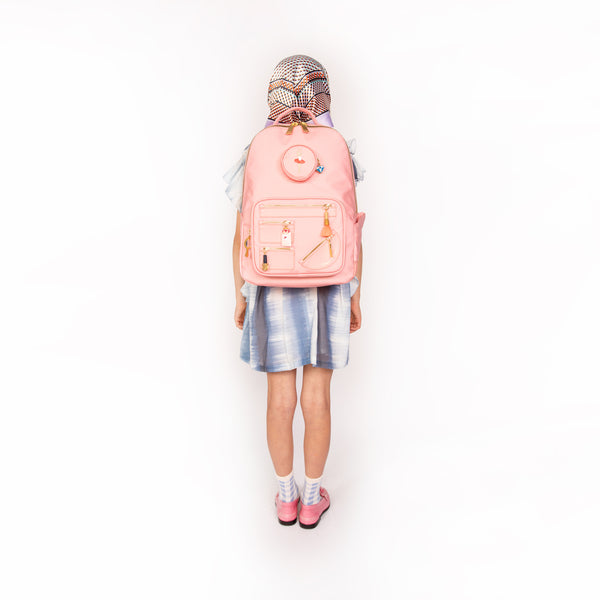 Trendy backpack for girls from 6 years. The New Bobbie Jewellery Box Pink is a rework of the classic Bobbie model.