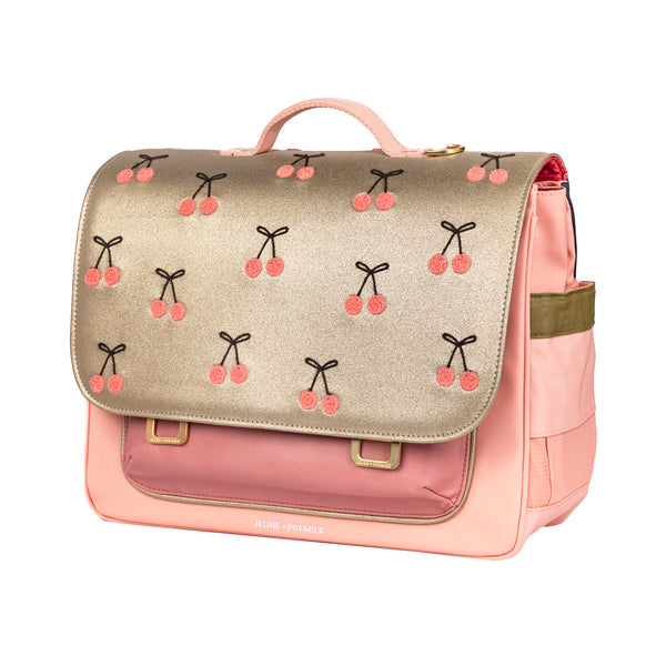 Check out the Jeune Premier bestseller: the It Bag Midi Cherry Pompon schoolbag is a true back-to-school essential for boys and girls from 6 years old.