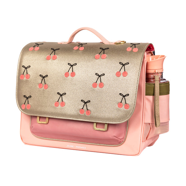 NEW ! Limited Midi Set with your favourite Midi and matching City Bag & Pencil Box. Design: Cherry Pompon.