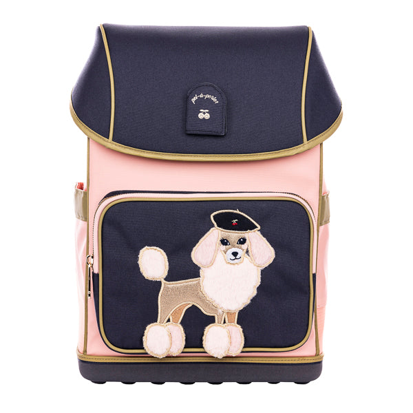 Ergonomic Jeune Premier backpack Pet-à-Porter for children from 6 years. Looking for a bag with beauty and brains? The load-bearing system transfers 50% of the weight to the hips.