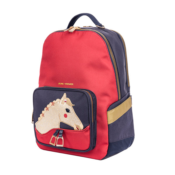 Trendy backpack for children from 6 years. The Jeune Premier New Bobbie Saddle Bag is a rework of the classic Bobbie model.