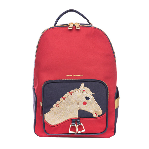 Trendy backpack for children from 6 years. The Jeune Premier New Bobbie Saddle Bag is a rework of the classic Bobbie model.