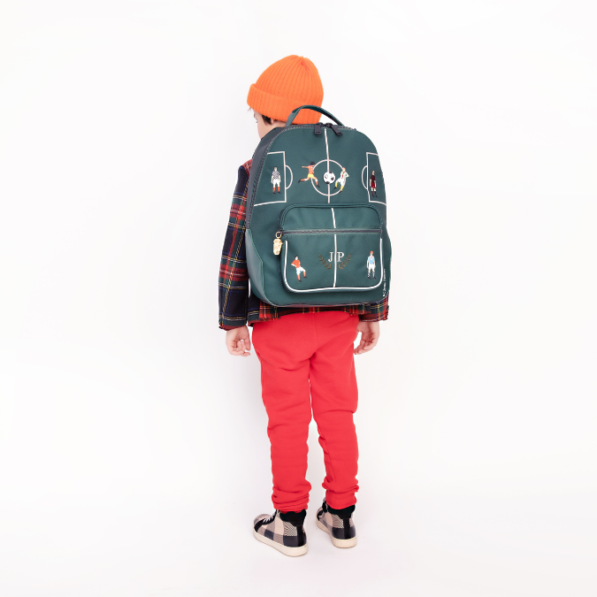 Trendy backpack for boys from 6 years. The New Bobbie FC Jeune Premier is a rework of the classic Bobbie model.