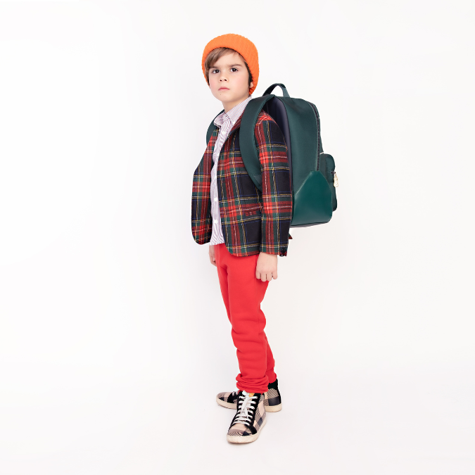 Trendy backpack for boys from 6 years. The New Bobbie FC Jeune Premier is a rework of the classic Bobbie model.