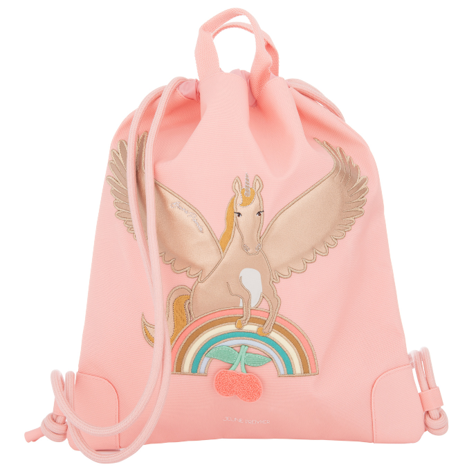 Check out the Jeune Premier City Bag Pegasus that can be used as swimming bag, sports bag or fashion accessory, ideal for girls who love rainbows and unicorns.