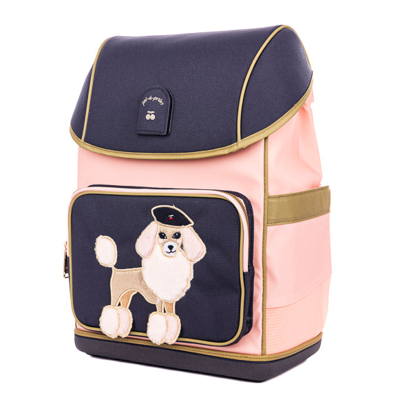 Ergonomic Jeune Premier backpack Pet-à-Porter for children from 6 years. Looking for a bag with beauty and brains? The load-bearing system transfers 50% of the weight to the hips.