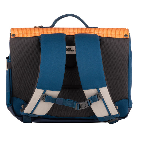 Trendy schoolbag for children from 6 to 8 years old. This Jeune Premier It Bag Midi Polo Dino is a real back-to-school essential.