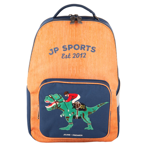 Trendy backpack for children from 6 years. The Jeune Premier New Bobbie Polo Dino is a rework of the classic Bobbie model.