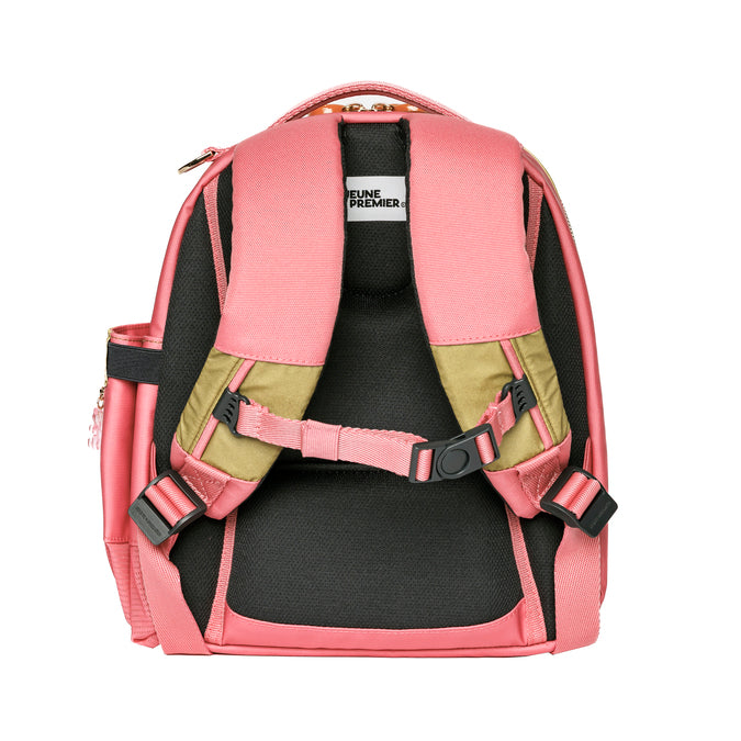 Ralphie Candy backpack by Jeune Premier, a pink toddler backpack for girls starting daycare or preschool