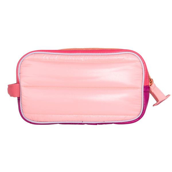 The Travel Pouch by Jeune Premier is a compact, stylish accessory with two zippers for easy organization. It’s the perfect travel companion!