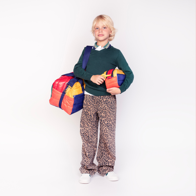 Travel light & stylish with the new 'Caroline' weekend bag and matching travel pouch from the Jeune Premier travel collection.