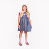 Girl wearing Jeune Premier It Bag Midi Blush school bag, age 6 to 8