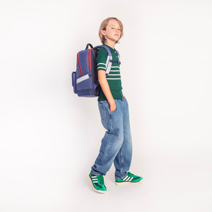 Child wearing Jeune Premier New Bobbie Porsche backpack - lifestyle