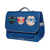 It Bag Midi Supercats kids school bag side view with water bottle holder, Jeune Premier