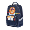New Bobbie King of the Cobbles kids backpack side view with bottle holder, Jeune Premier