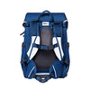 Ergomaxx Supercats ergonomic backpack by Jeune Premier with three masked animal characters on a blue school bag