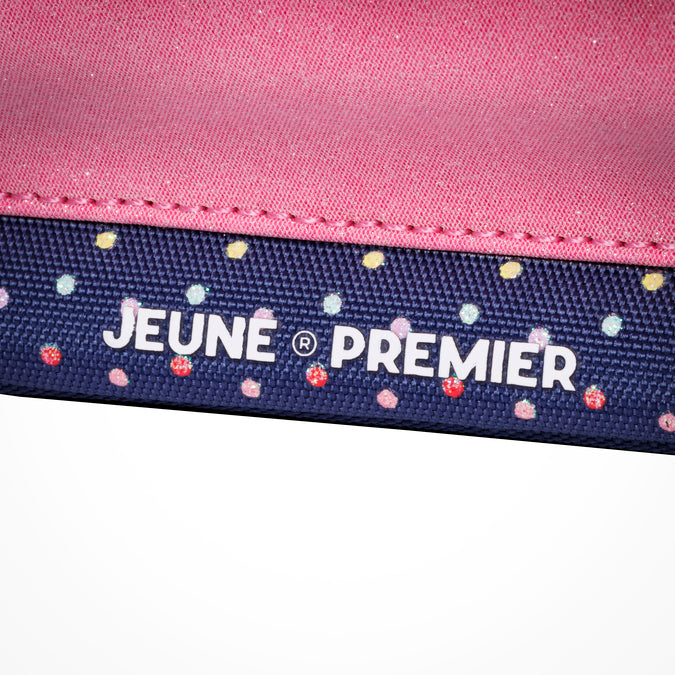 Jeune Premier It Bag Midi Disco Dip – kids' school bag for girls aged 6–8, navy and pink