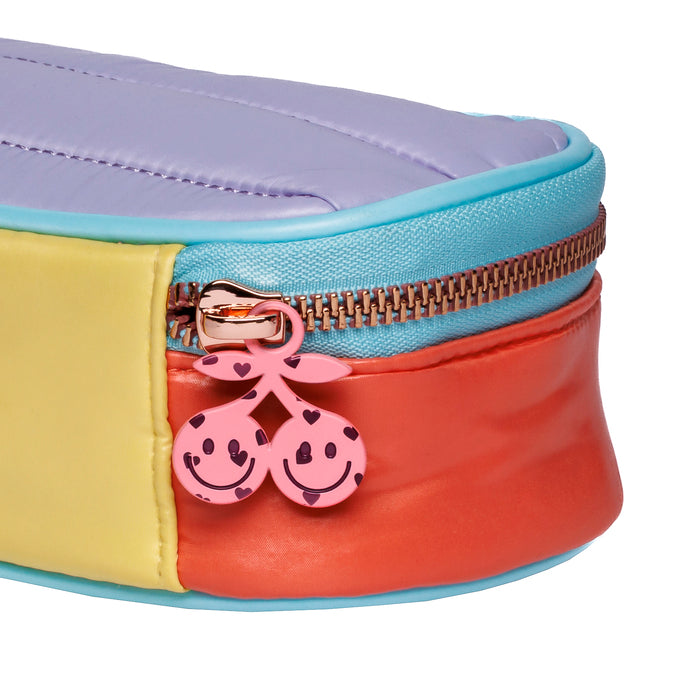 Jeune Premier Pencil Box Puffer Pastel Party – kids' pencil case with pastel print