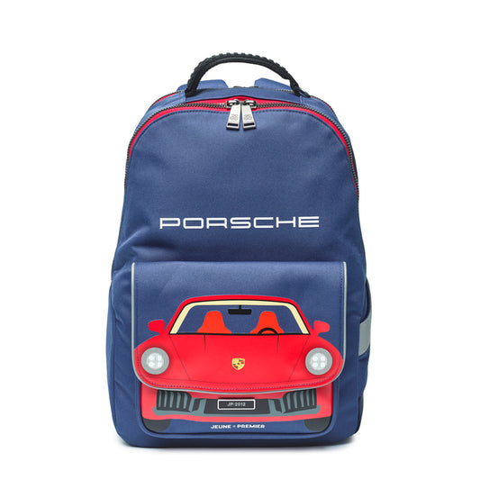 Jeune Premier New Bobbie school backpack Porsche - front view