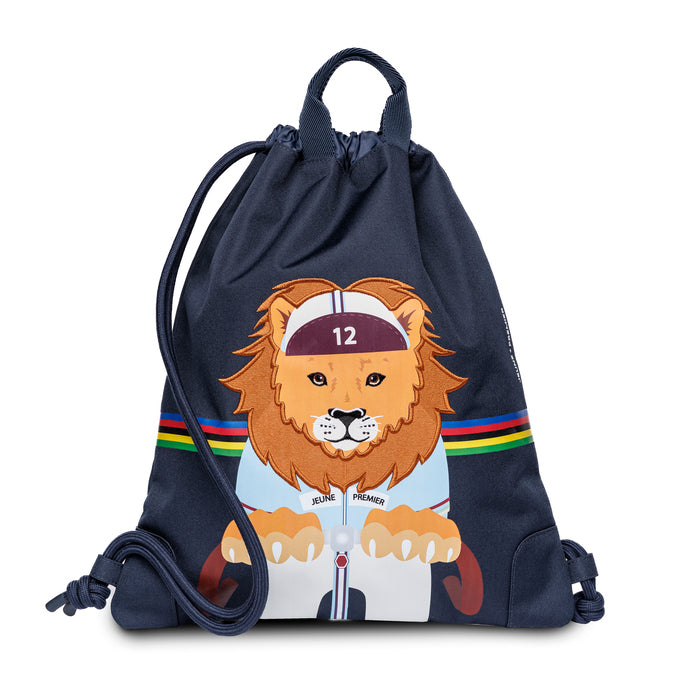 Jeune Premier City Bag King of the Cobbles cycling-inspired multifunctional bag for boys, front view