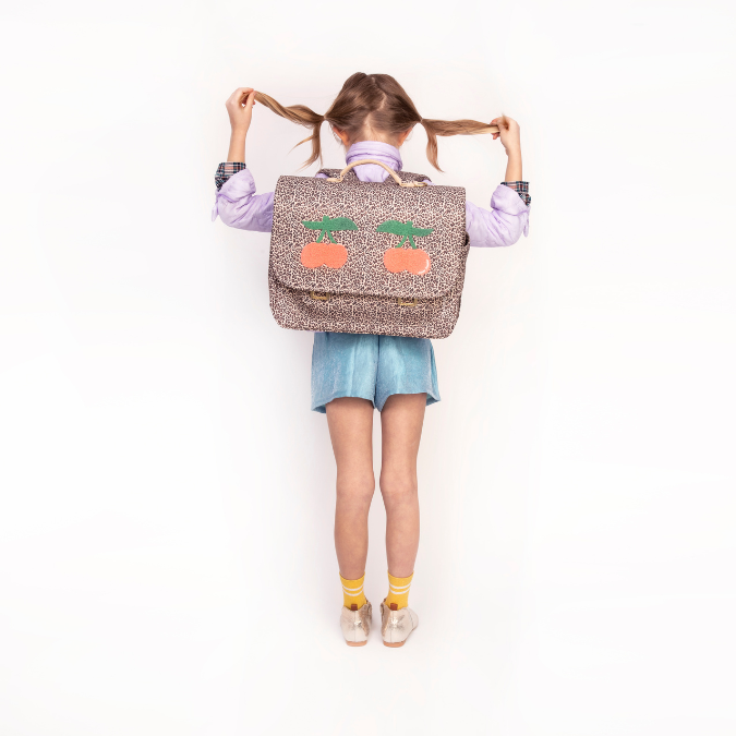 It Bag Midi -  Leopard Cherry