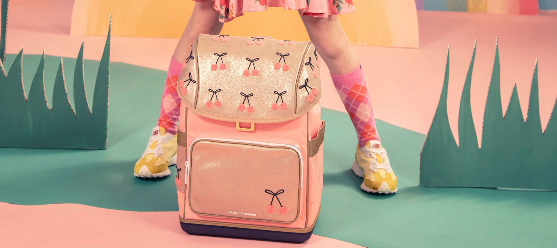 Ergomaxx Rucksack Cherry Pompon Jeune Premier