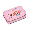 Jeune Premier Pencil Box Filled Mermaids with embroidered mermaids and stationery inside