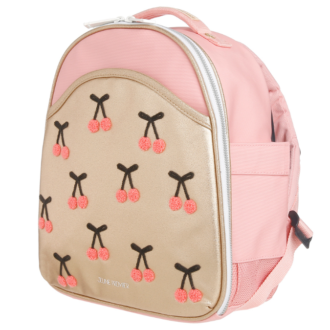 Ergonomic, trendy backpack for toddlers from 2 years old. If you want your toddler to walk the road to independence, the Ralphie Cherry Pompon  is a key piece. 