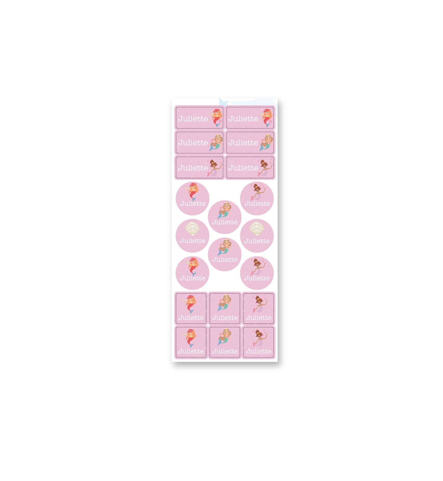 Clothing Label Set - Mermaids