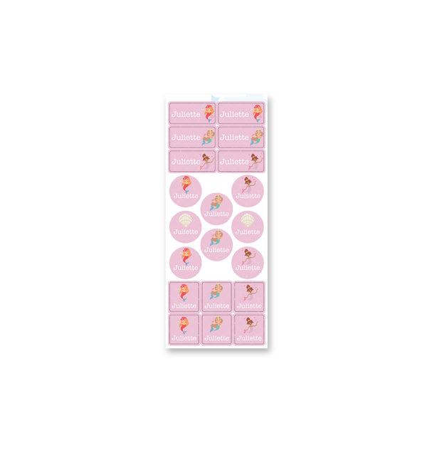 Clothing Label Set - Mermaids