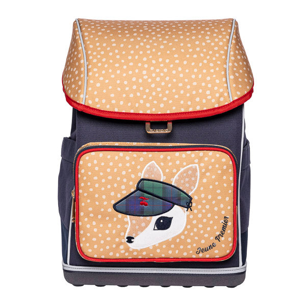 Discover the Jeune Premier Ergomaxx, the most ergonomic, durable and beautiful backpack in the world for girls aged 6 to 10. The deer print is ideal for cute girls and animal lovers.