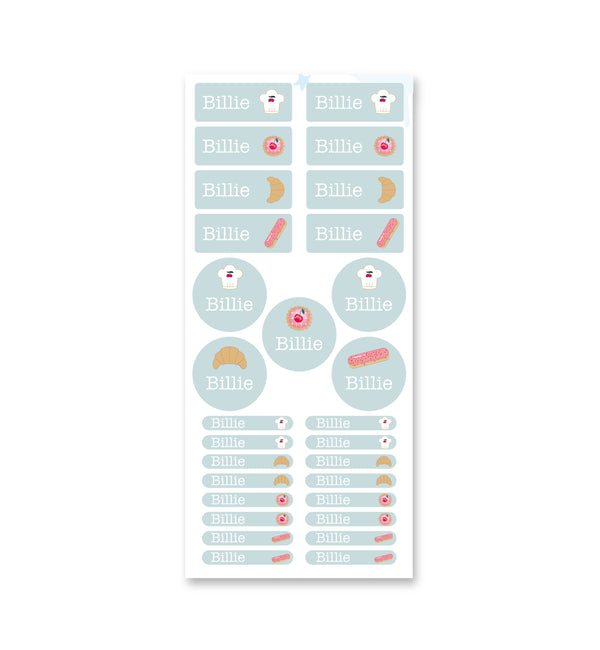Name Label Set - Le Petit Chef