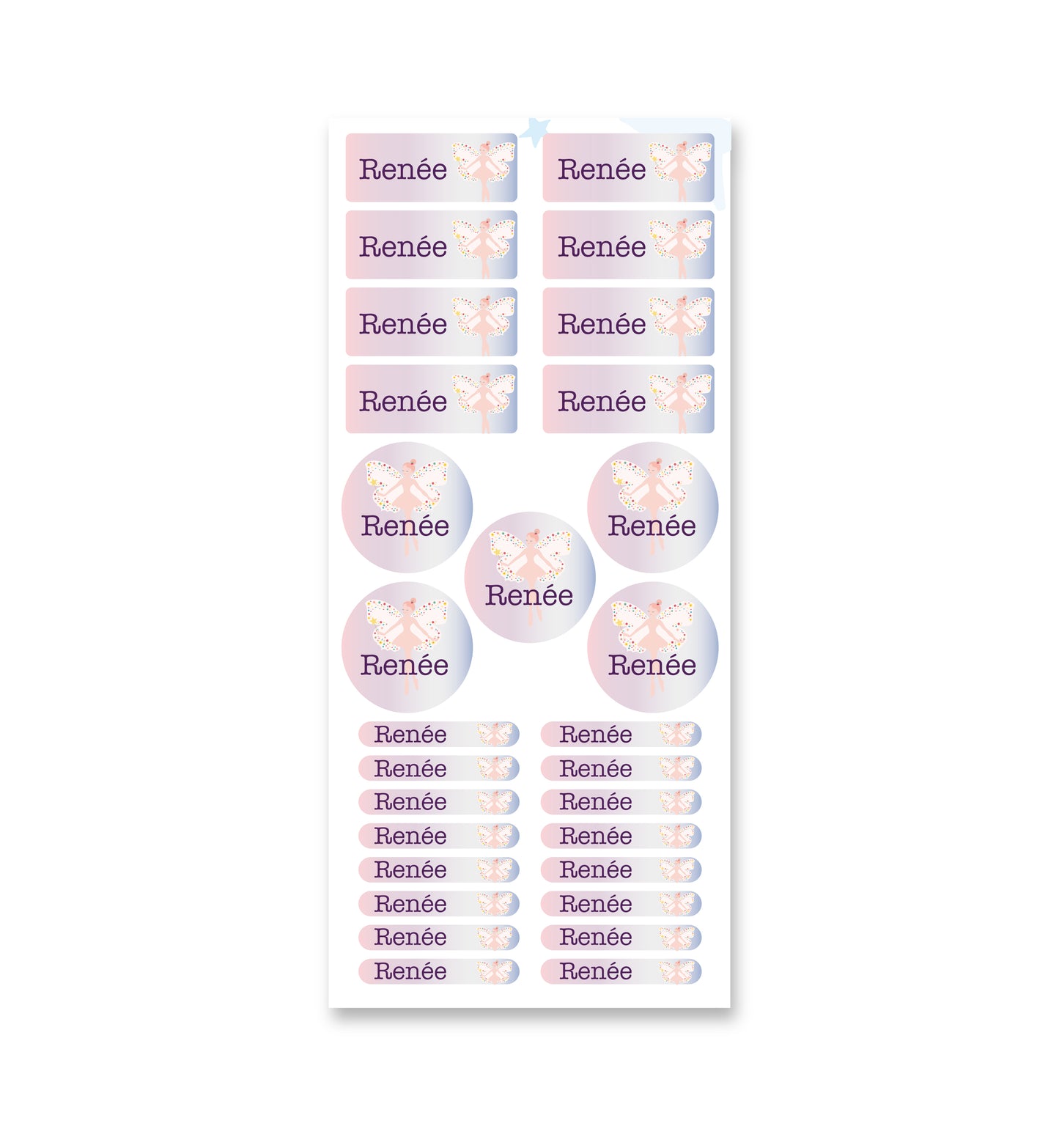 Name Label Set - Magic Elf