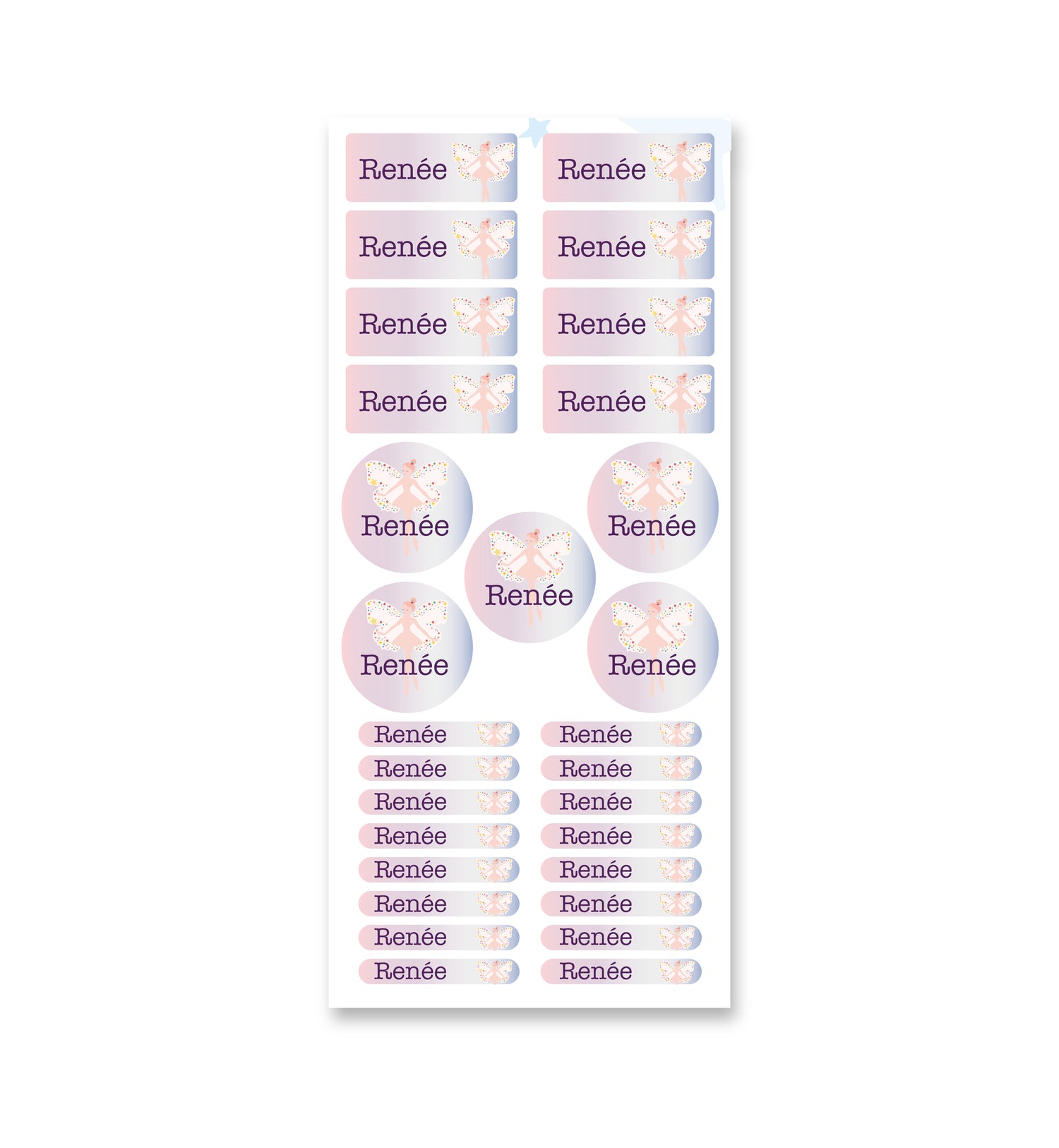 Name Label Set - Magic Elf