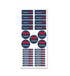 Name Label Set - Porsche